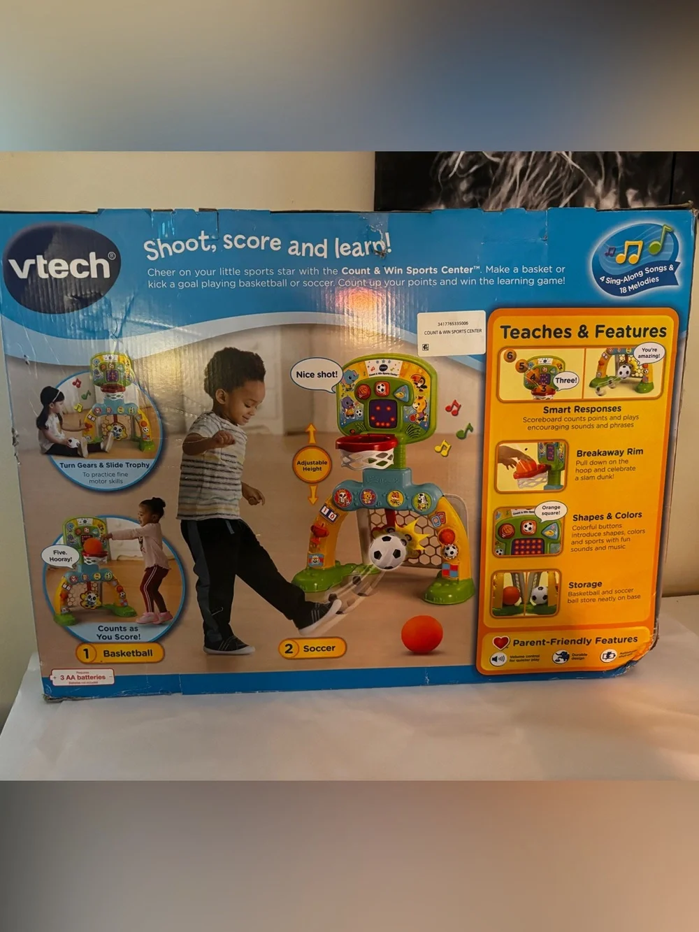 Vtech Kids Sports Activity Center - Count & Win Sports Center New in Box